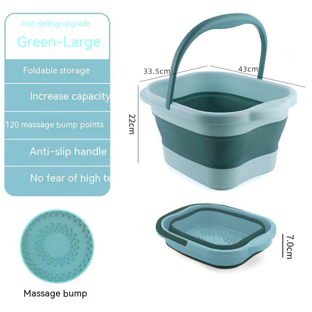 Household Folding Massage Portable Plastic Foot Barrel - EverWindy Market