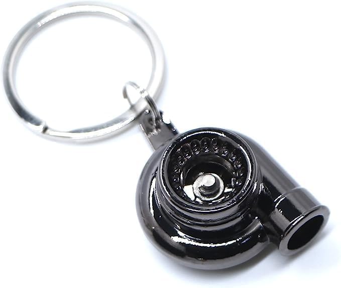 Turbocharger Keychain, Spinning Turbo Key Chain Ring Cool Keychains Accessories for Men