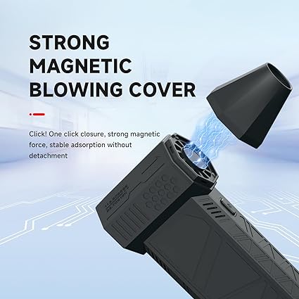 Electric Air Duster - 130000RPM Compressed Air Duster，3 Gear Adjustable Jet Dry Blower can Reusable Can for Computer Keyboard,Outdoors,Car,Home.