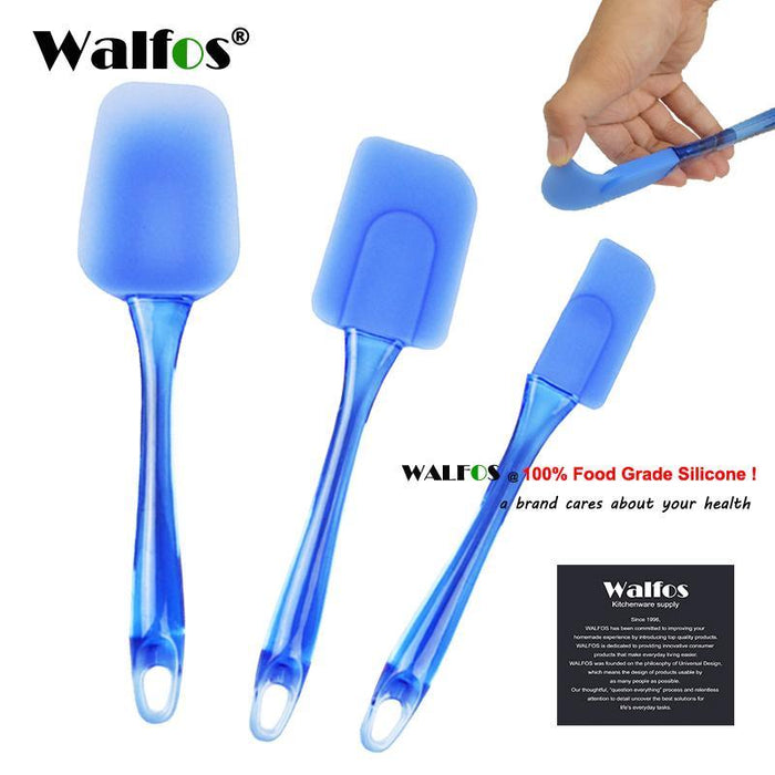 3 pieces Kitchen Heat-resistant Flexible Silicone Spatulas - EverWindy Market