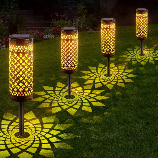 Metal Solar-powered Lawn Lamps Courtyard Decorative Waterproof - EverWindy Market