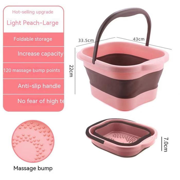 Household Folding Massage Portable Plastic Foot Barrel - EverWindy Market